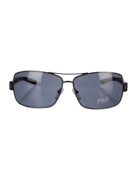 Prada SPR 541 Metal Frame Sunglasses 